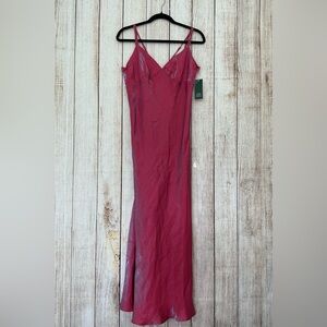 Wild Fable Burgundy Midi Dress